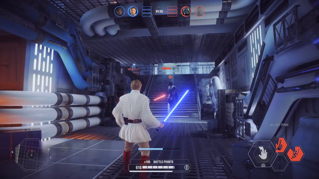 Star Wars Battlefront 2 | Геймплей Hero Showdown (без комментариев)