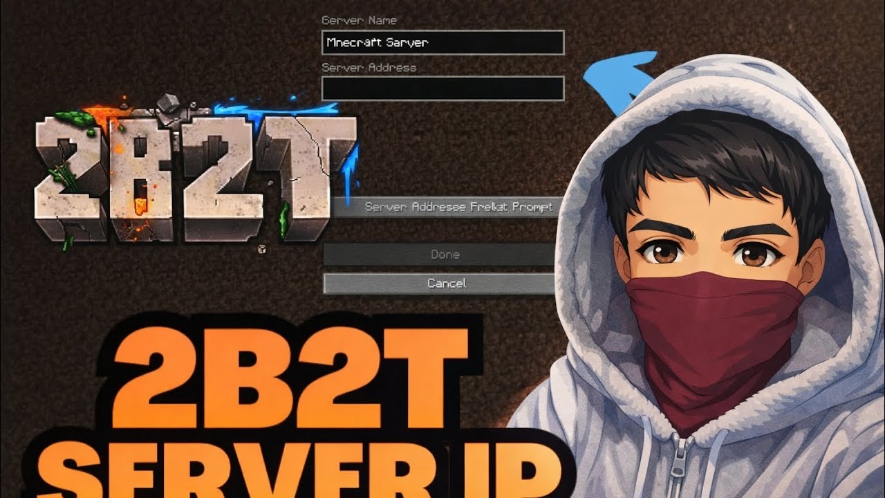 2B2T SERVER IP in Minecraft Java edition 😱🔥.
