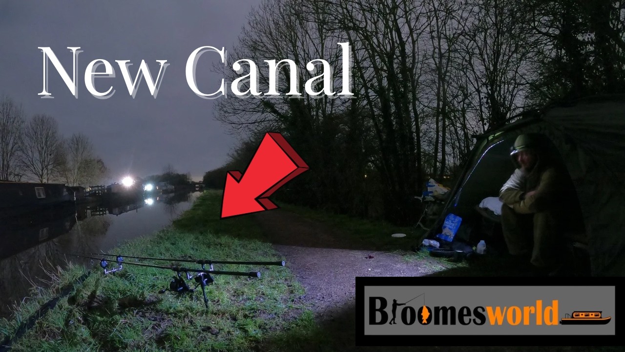 Fishing A New Canal for Carp