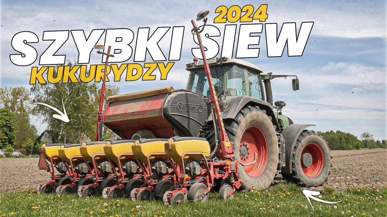 ✓Szybki Siew Kukurydzy 2024✓15km/h✓Fendt 930 Vario TMS✓Vaderstade Tempo T6✓ Gospodarstwo Rolne Pągi✓