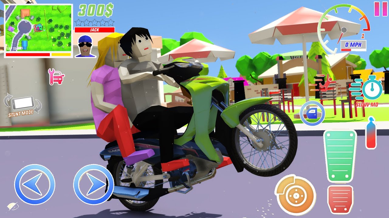 มอเตอร์ไซค์ซิ่ง วิ่งทะลุมิติ | Dude Theft Wars GTA 5
