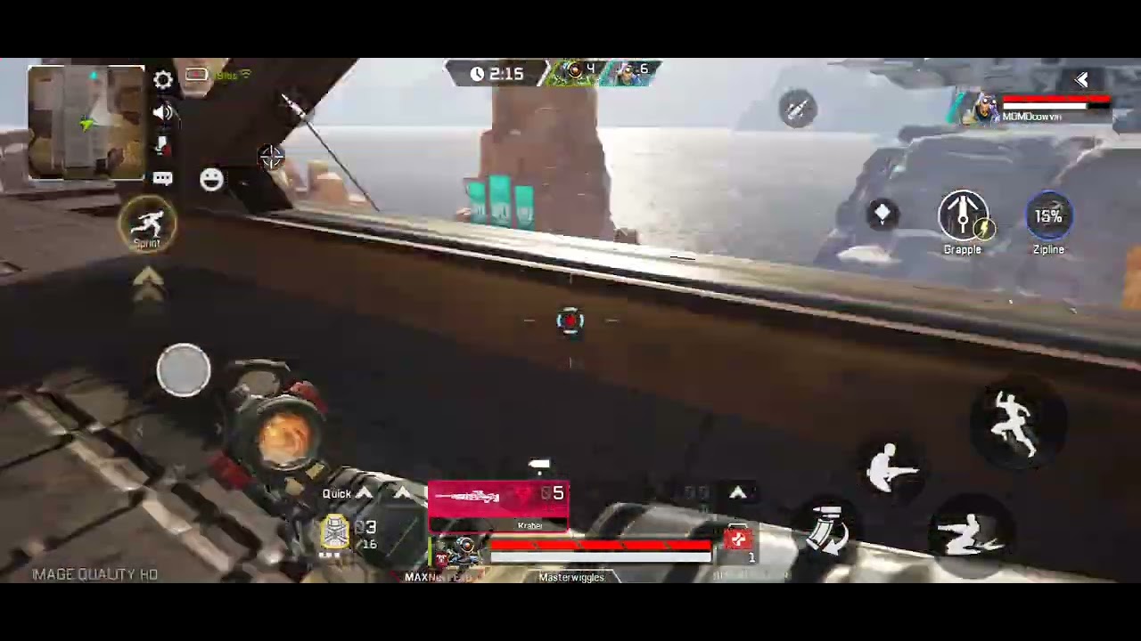1v1 my Older Brother Apex Mobile.
