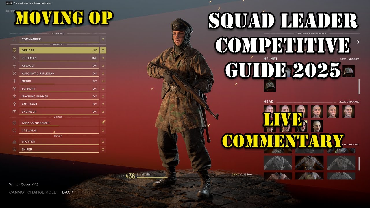 How to MOVE Outposts FULL COMMENTARY Squad Leader in Hell Let Loose