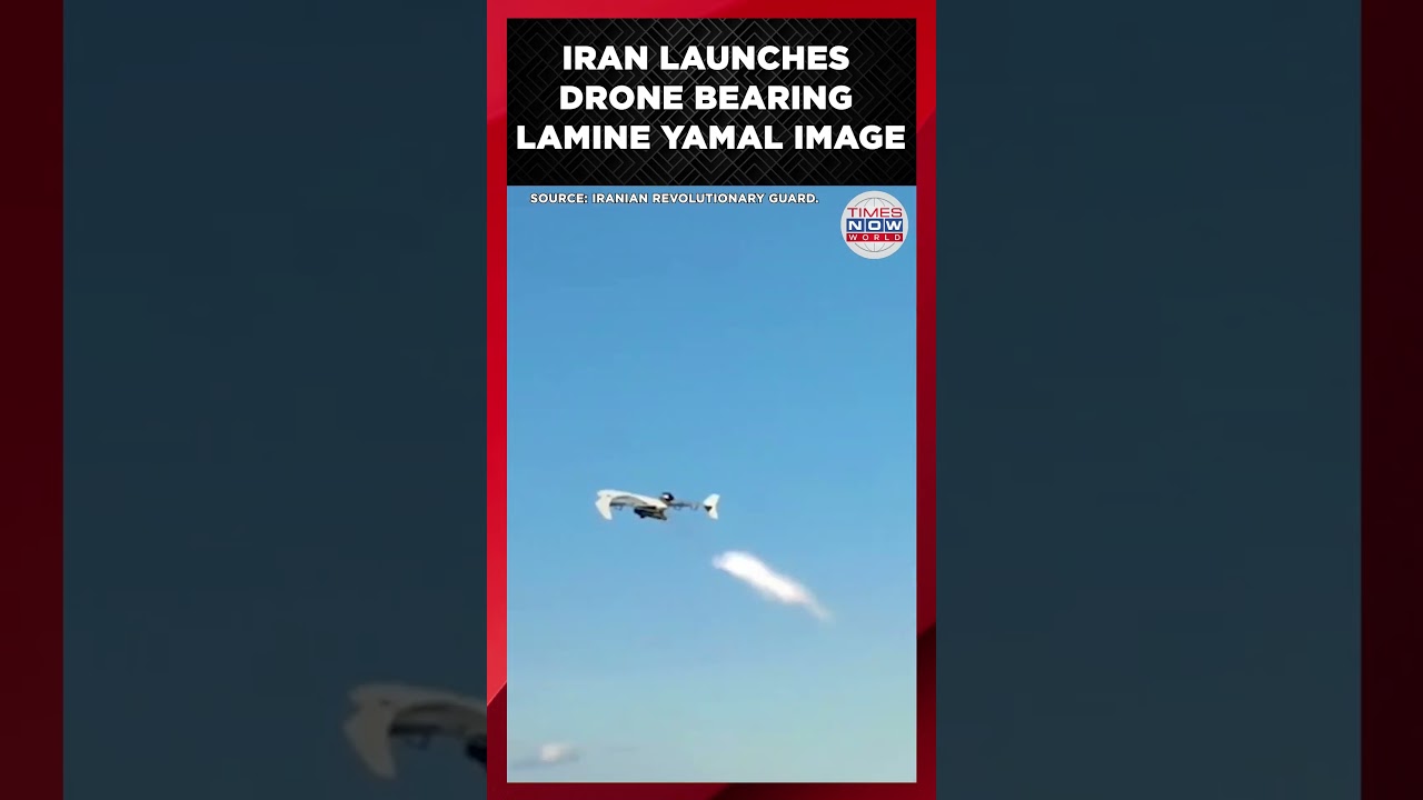 WATCH: IRGC Footage Shows Yamal Image On Drone Launch | Iran VS US | Times Now World