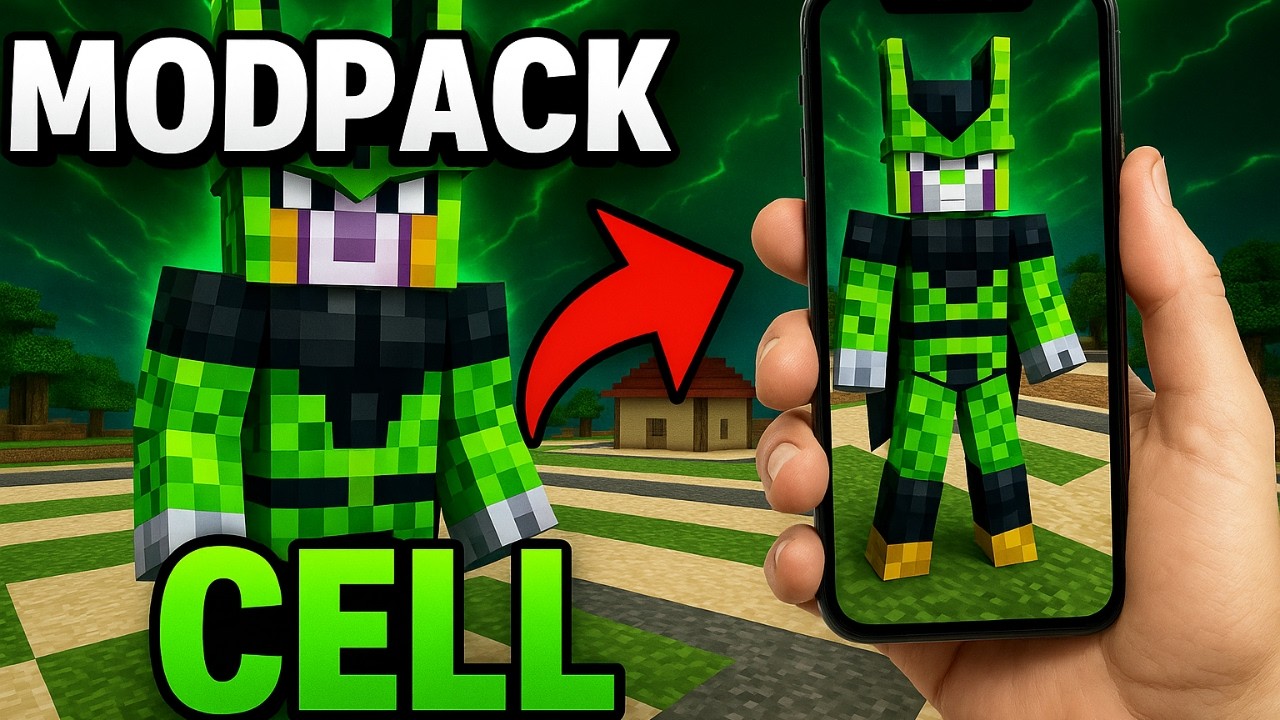 Modpack do Cell Dragon Ball para Minecraft Java (Download + Tutorial Rápido e Fácil)