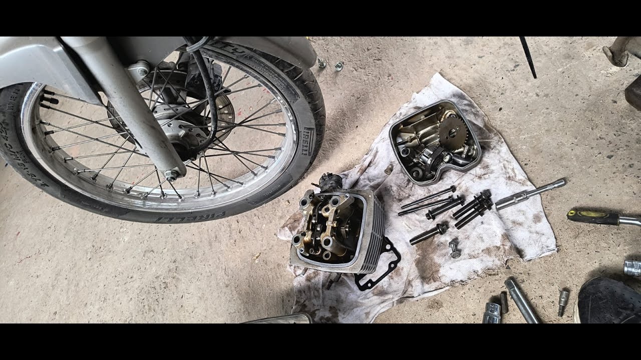 DESARME LA MOTO . COMO QUEDO ?PARTE UNO MECANICA EN EL HONDA CG TITAN 150 . JUNTA TAPA DE CILINDRO