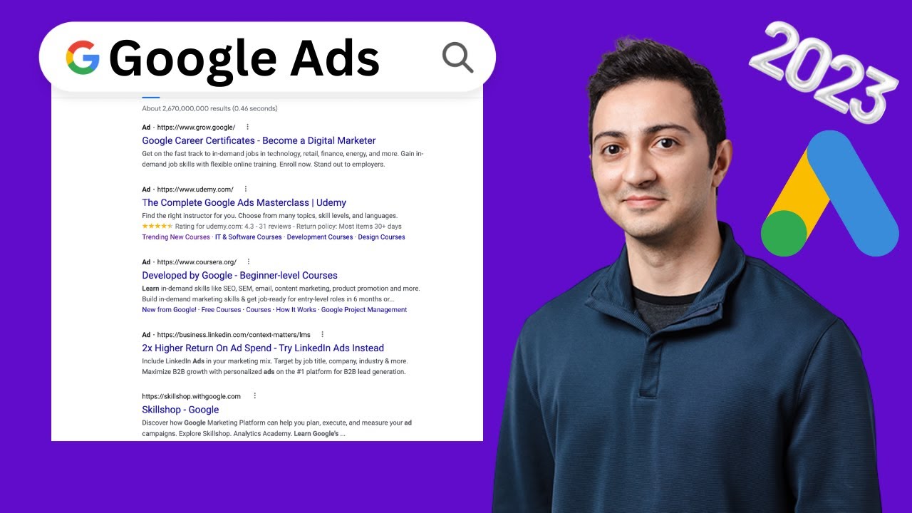 Google Ads Tutorial 2023 - Complete Step by Step Guide For Beginners