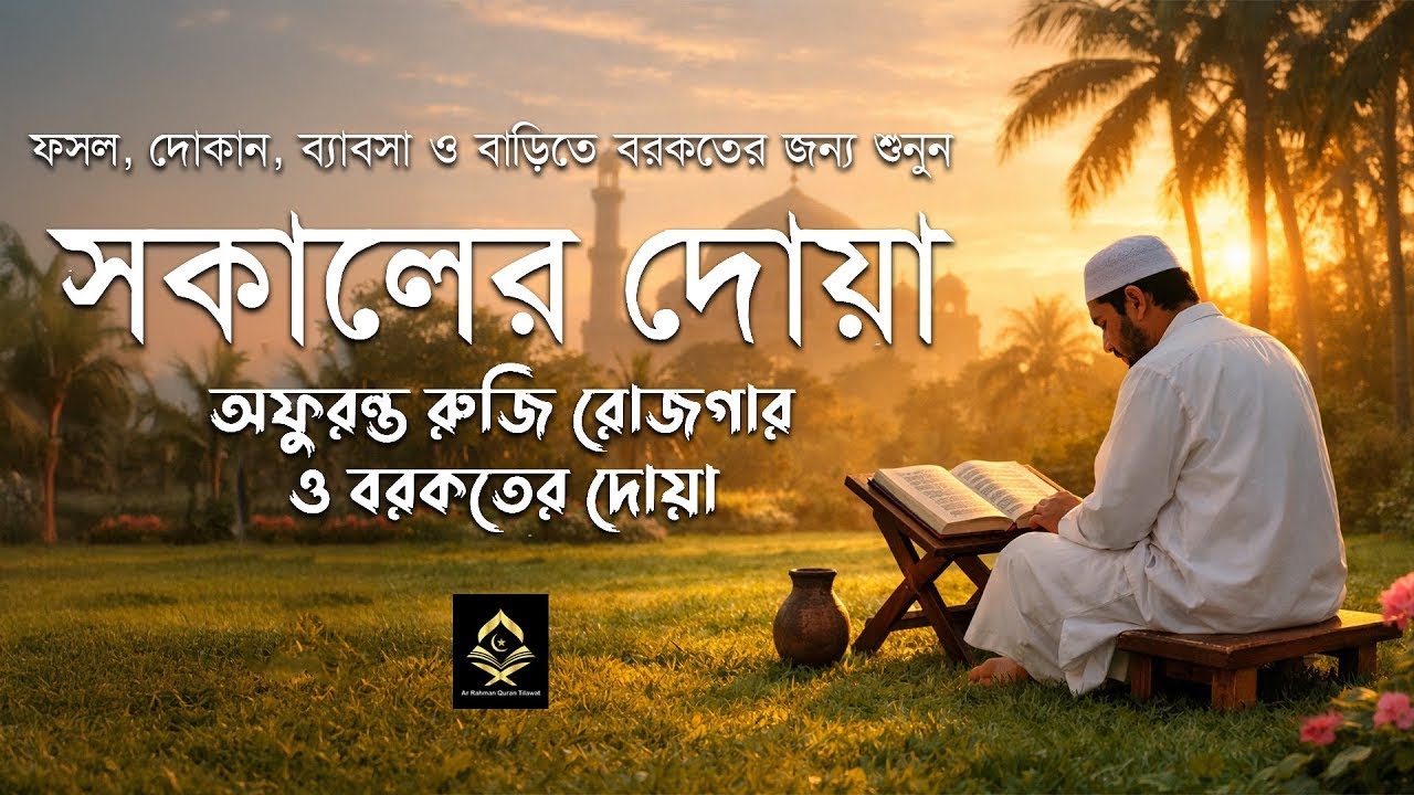 আপনার প্রতিদিন সকালটা শুরু হোক ফজীলতপূর্ণ আয়াত দিয়ে | সকালের দোয়া ও জিকির | Morning Adhkar