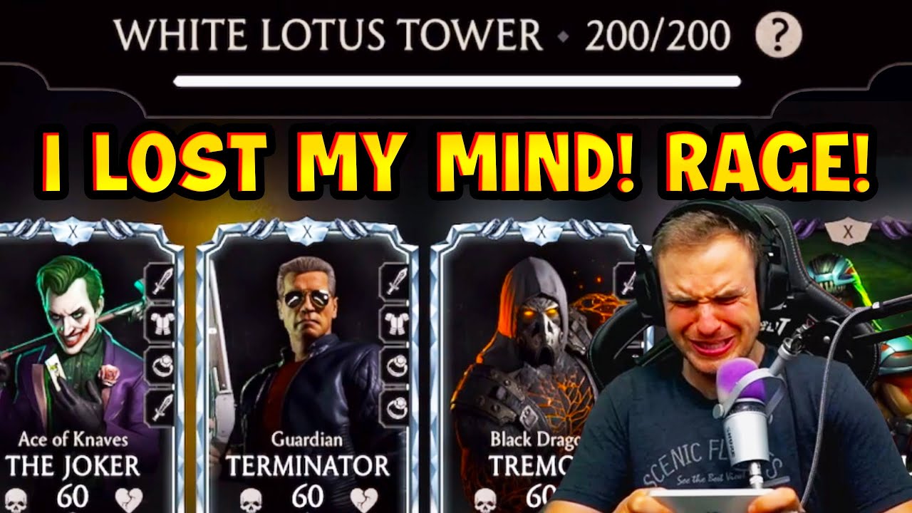 This Random Team MADE ME LOSE MY MIND in MK Mobile... Fatal White Lotus Tower 200!