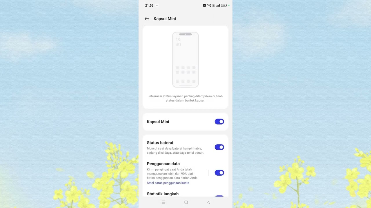 Cara Mematikan Dynamic Island di Realme C33 2023 C55