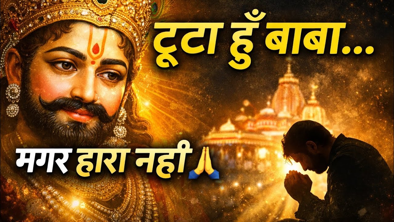 टूटा हूँ बाबा मगर हारा नहीं 🙏 | New Khatu Shyam Bhajan | भरोसे का भजन | 2026