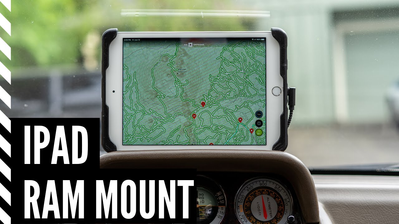 Ram Mount Tough track iPad mount