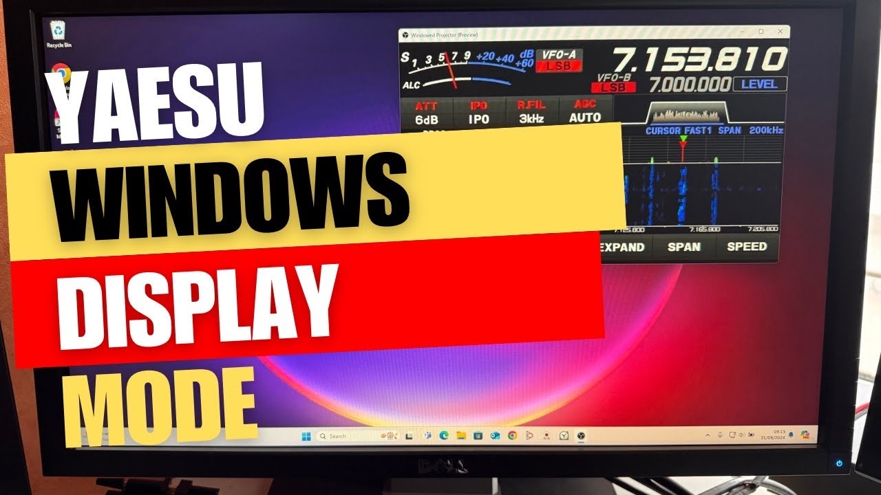 Отобразите экран Yaesu в Windows! FT710, FTDX10, FTDX101