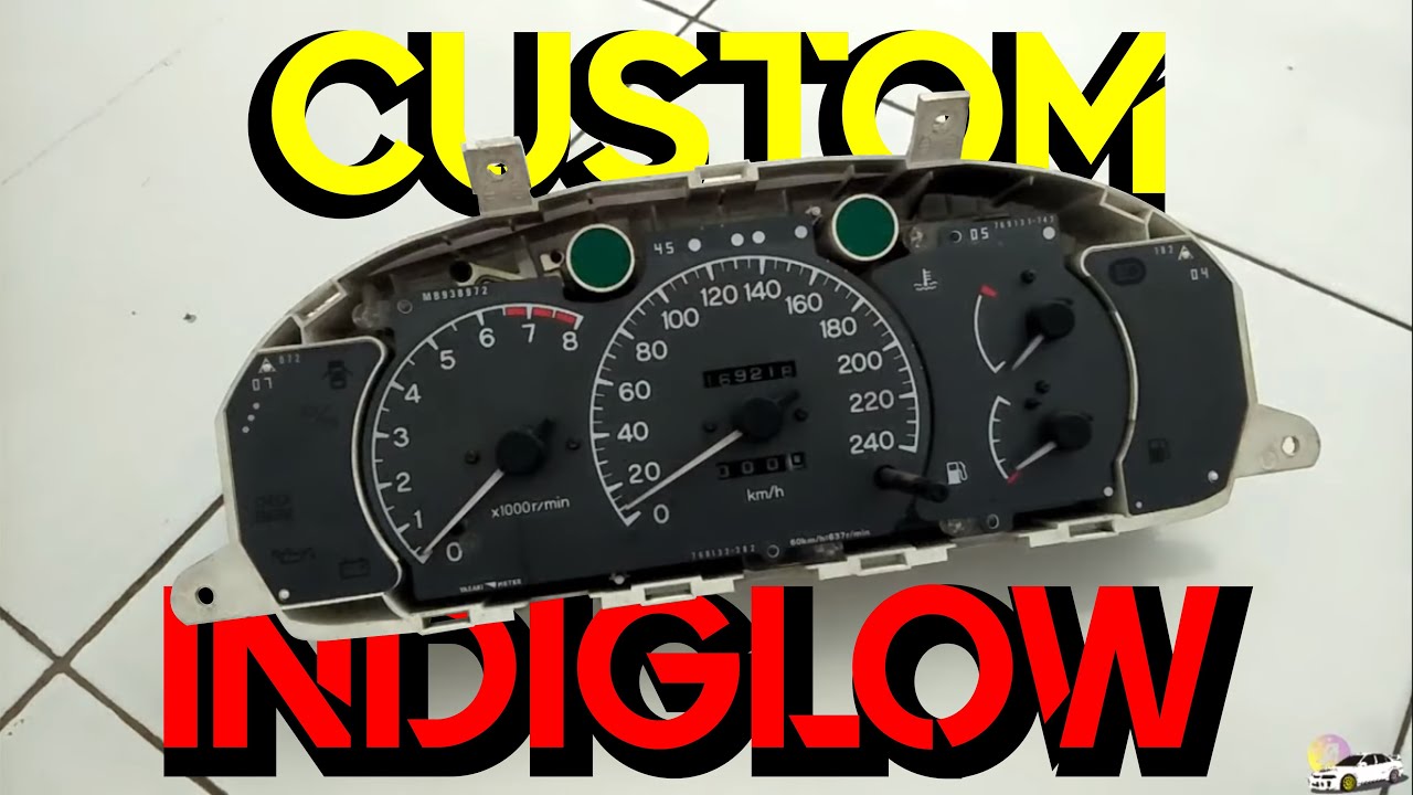 Custom Speedometer Lancer CB4 (Indiglow) | Part 1