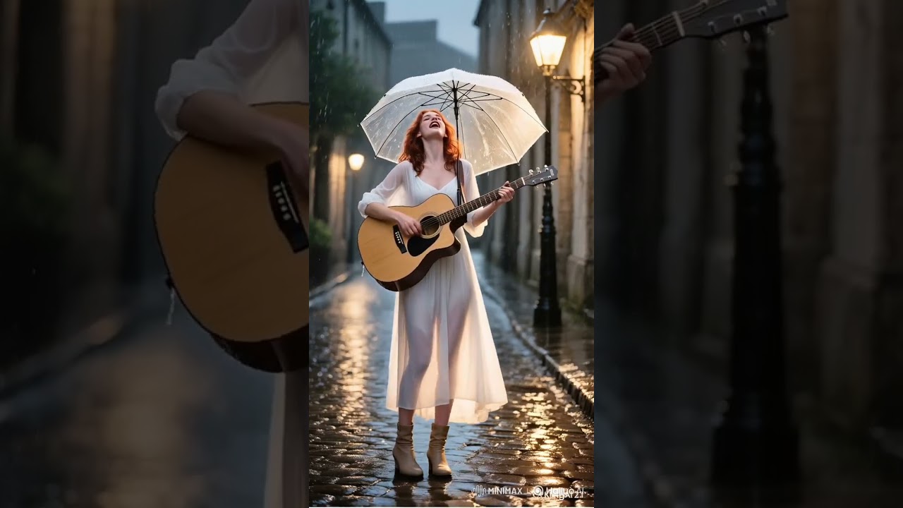 AI Girl with Guitar | Emotional Melody | #Shorts#AimusicPlus  GuitarVibes