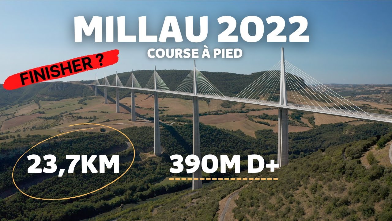 MILLAU 2022 - Course EIFFAGE sur le viaduc de Millau