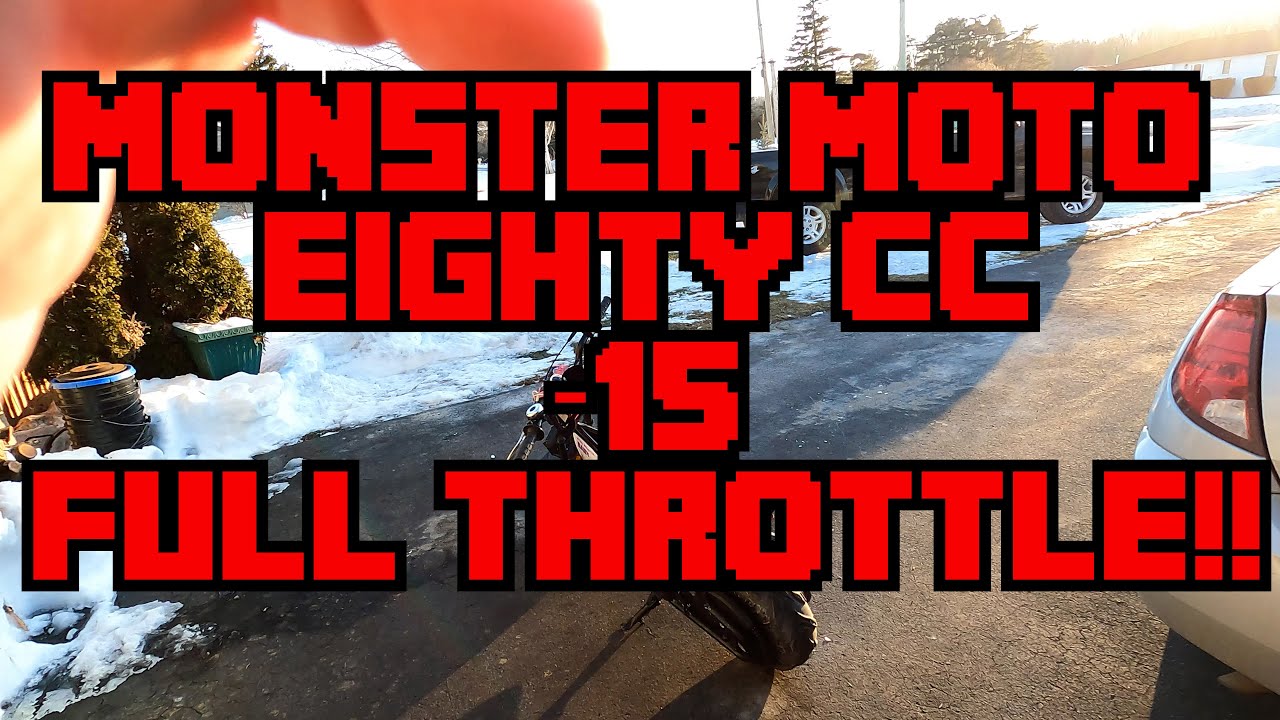 Monster Moto 80cc Full Throttle