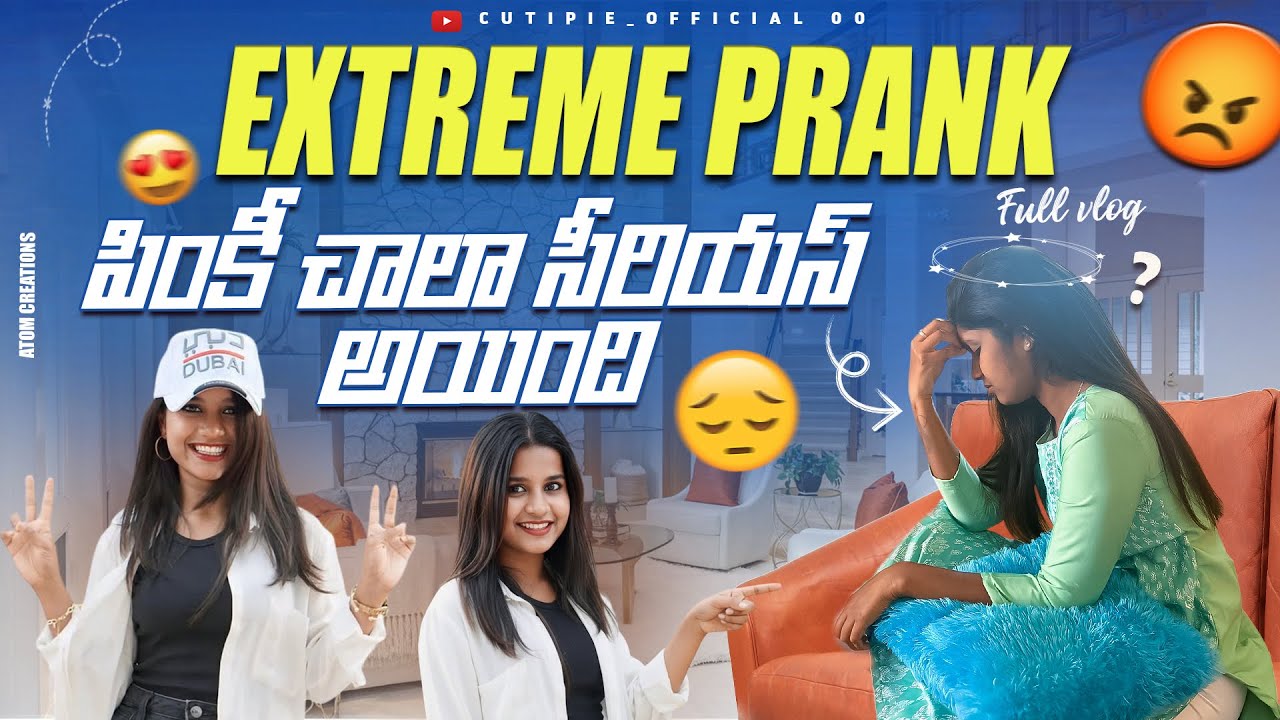 EXTREME PRANK ON PINKY 🥰😅