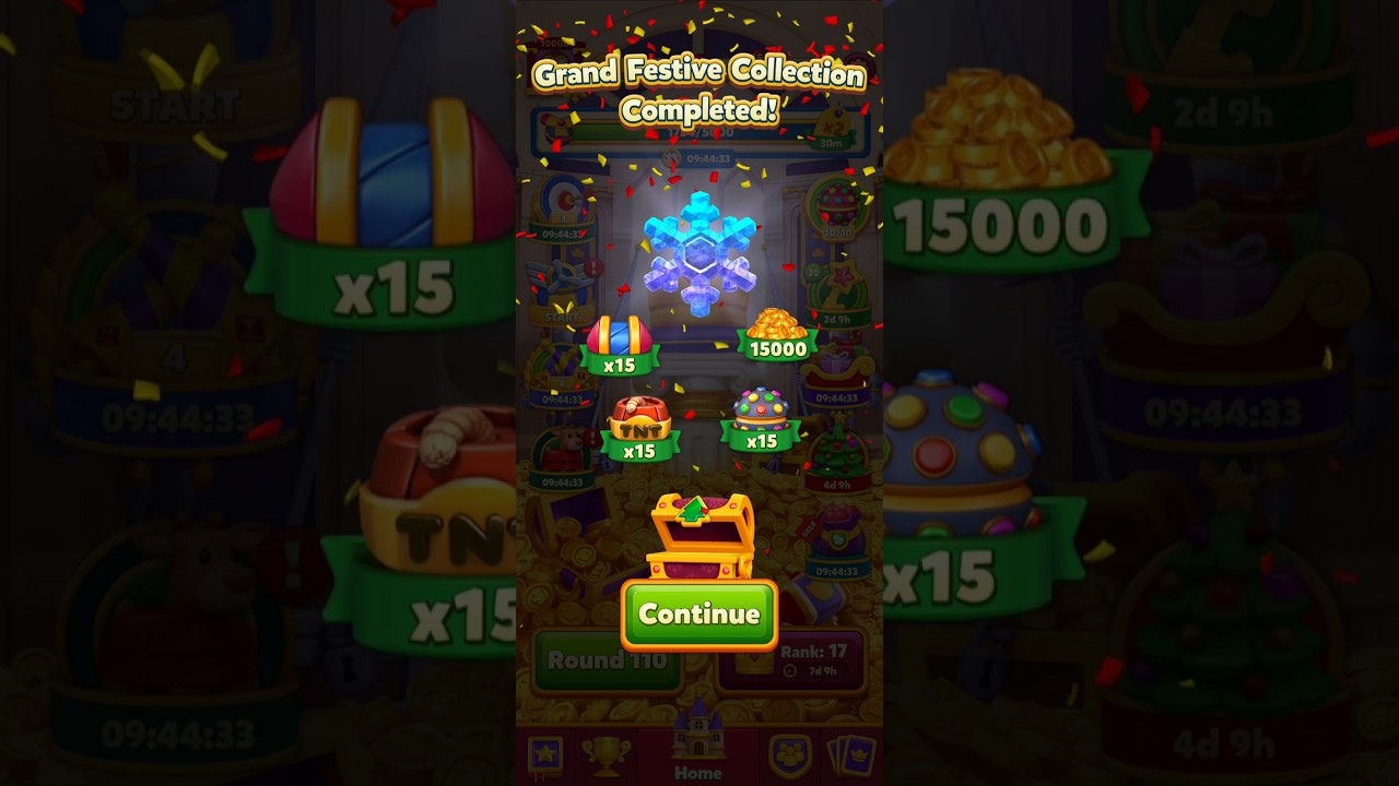 Royal Match 👑 Grand Festive Collection Completed!