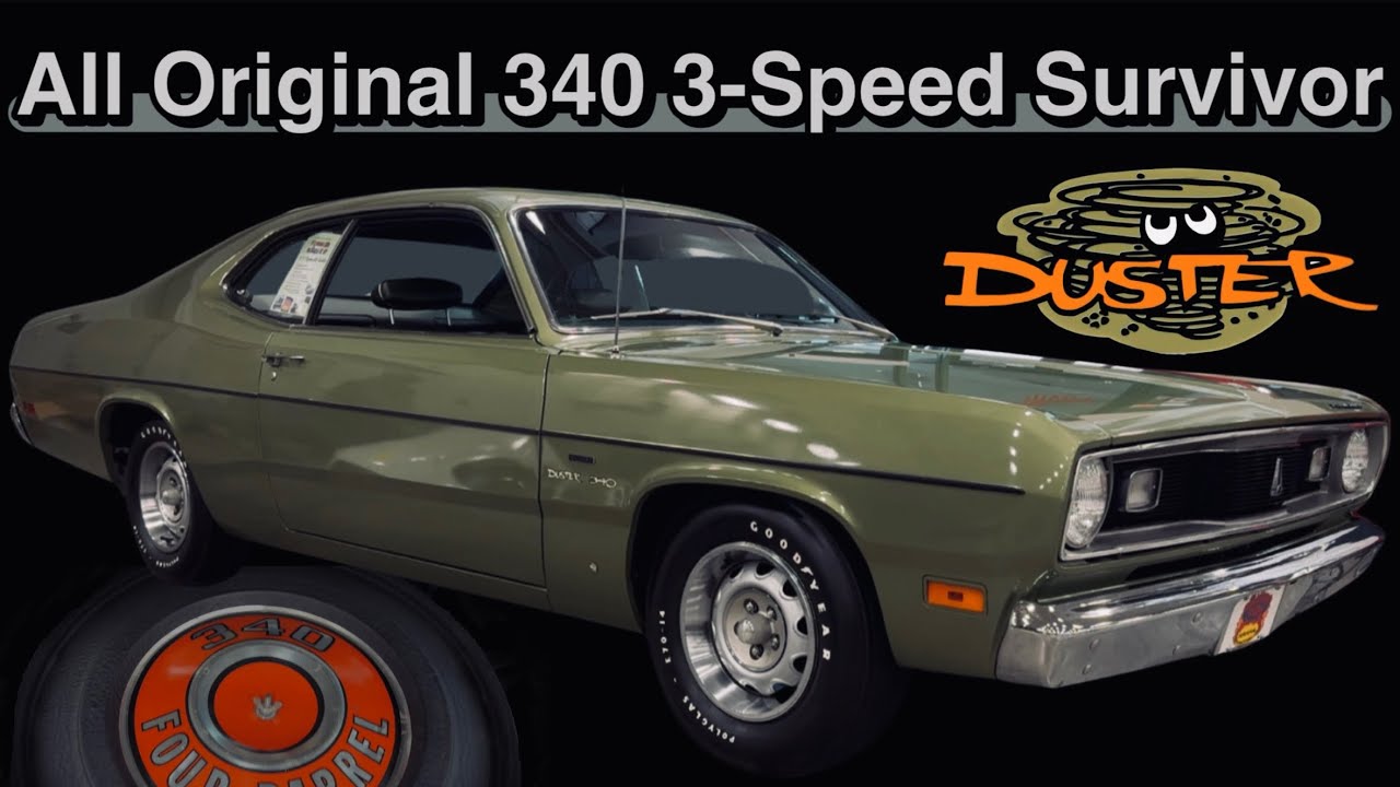 History of a Survivor 70 Duster 340 3 speed manual