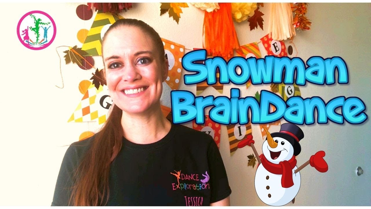 BRAIN DANCE WARM UP | Snowman Brain Dance | Snowman Dance Class | Frozen Dance Class Ideas