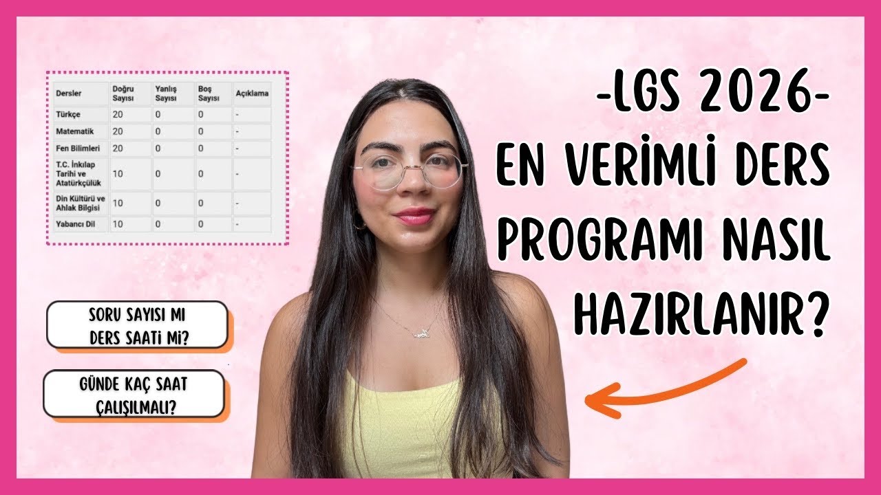 LGS 2026 - Programını Nasıl Yapmalısın? Adım Adım Anlattım #lgs #lgs2026 