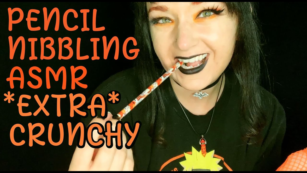 Pencil Nibbling ASMR *Extra Crunchy*