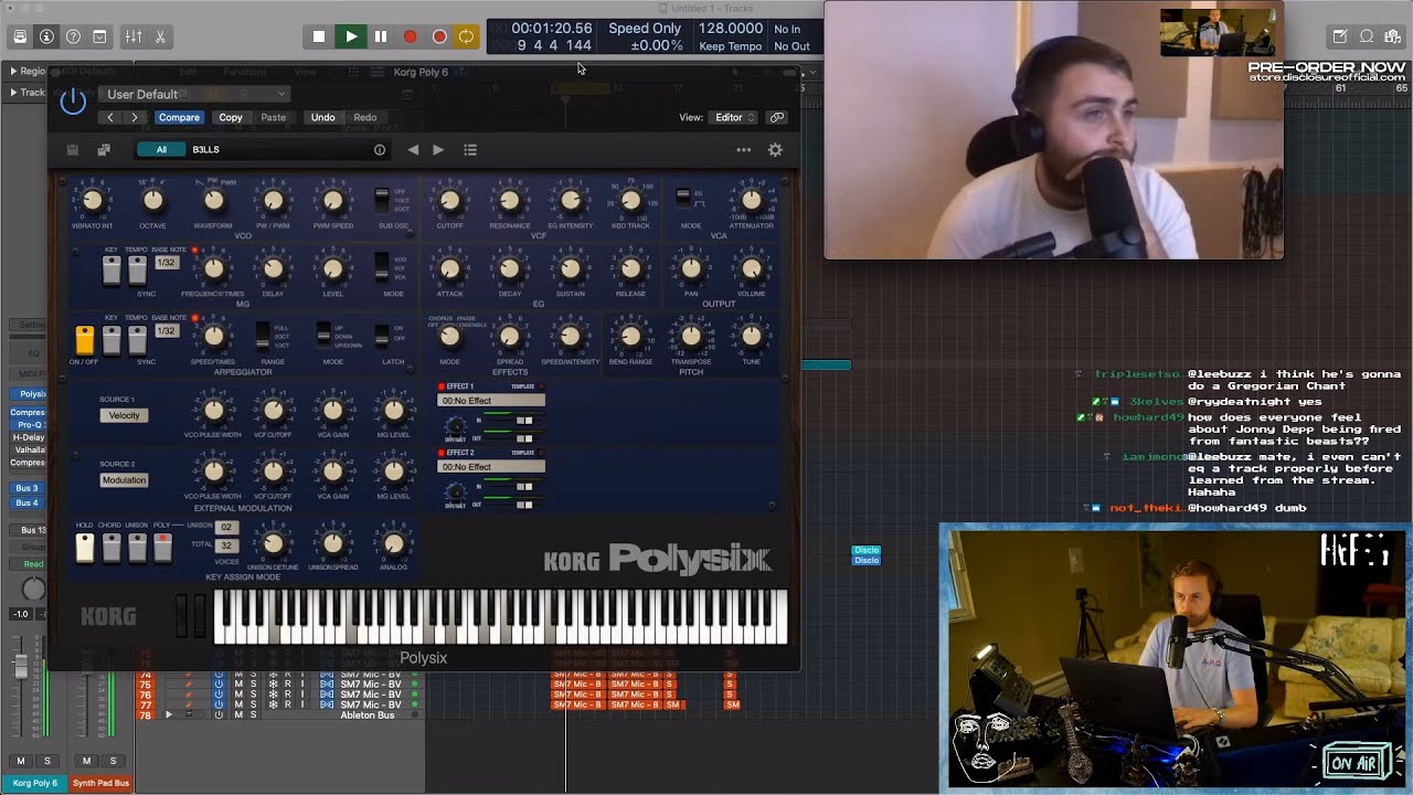 Disclosure (Make a da beats•) Twitch Stream