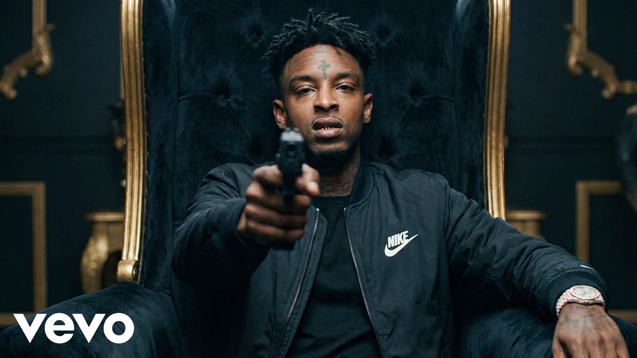 21 Savage ft. Metro Boomin - Candy Paint (Music Video)