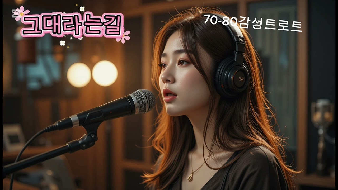 ❤️7080감성트로트🎵그대라는길🎧시니어 트로트 / 중년 감성 / 저녁 음악 반복