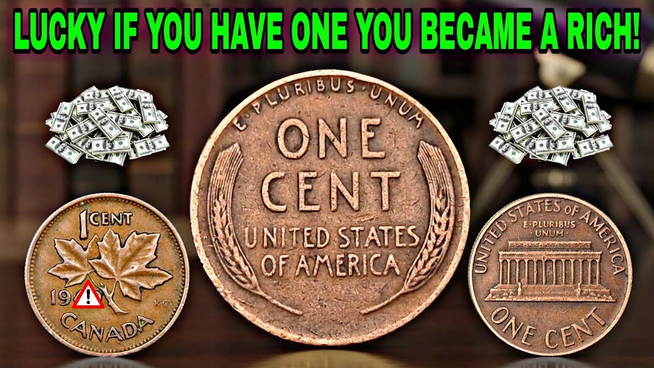 Don’t Miss Out! These 6 Wheat, Lincoln & Canadian Pennies Could Make You Rich Overnight!