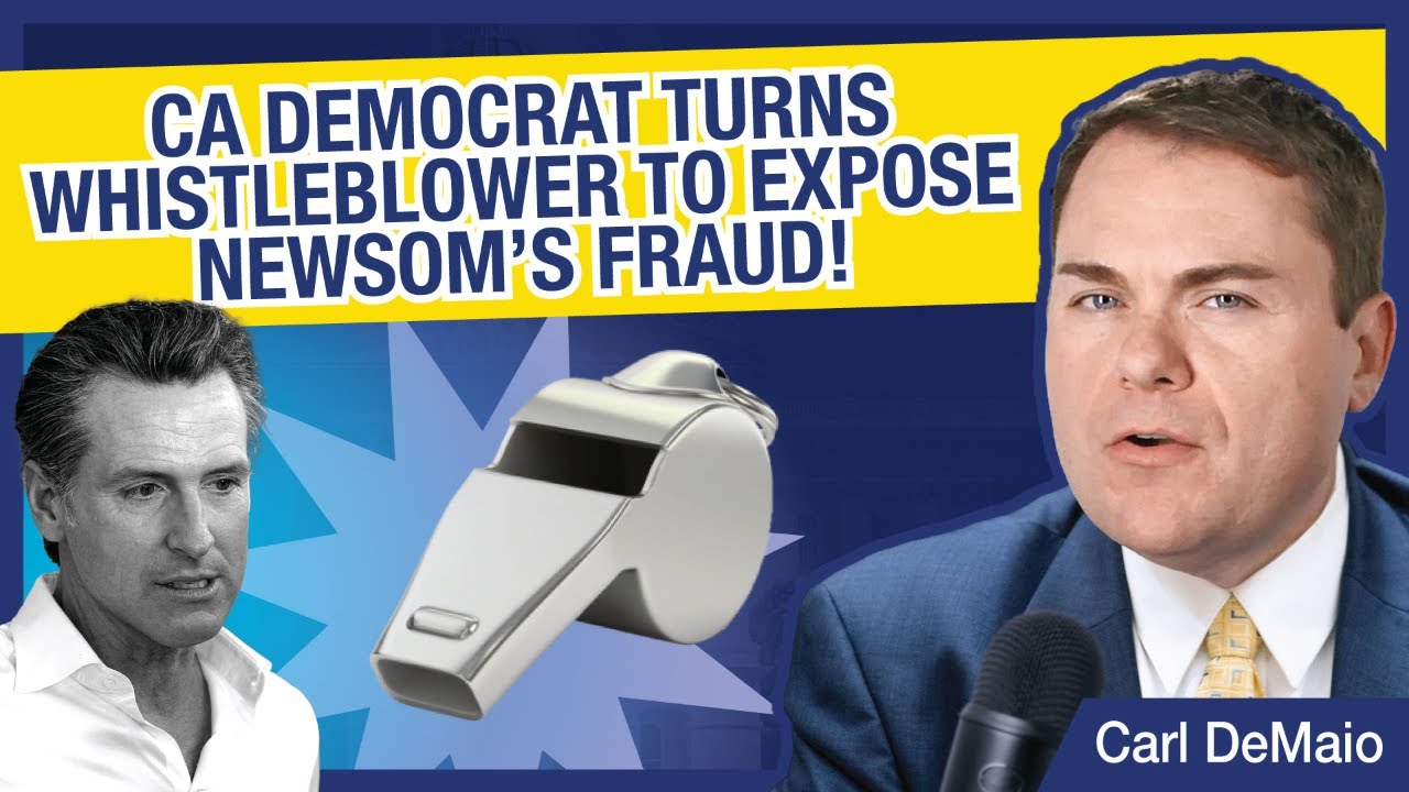 CA Democrat Turns Whistleblower to Expose Newsom’s Fraud!