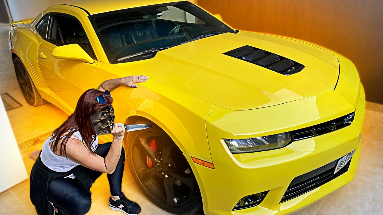 O HATER CORTOU PENEU DO MEU CAMARO NOVAMENTE
