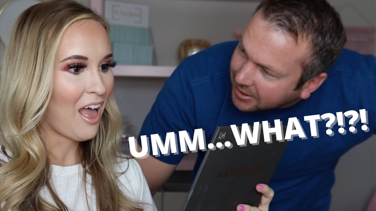 MY HUSBAND DOES MY MAKEUP | Funny husband and wife makeup challenge!