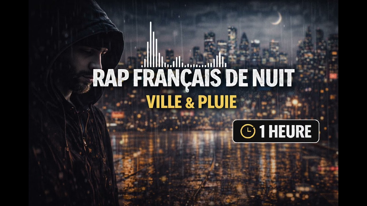 Rap Français De Nuit | Ville, Pluie & Ambiance Urbaine (1 Heure)