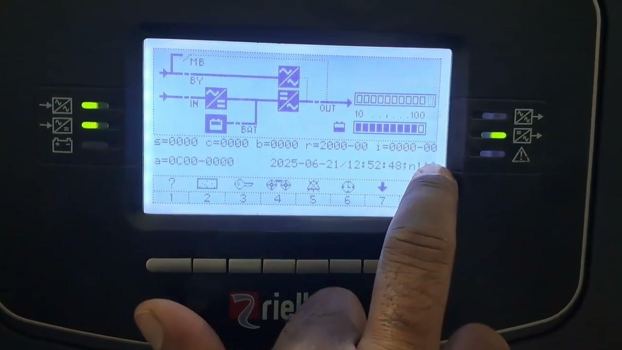 Riello UPS Parameters !! Riello UPS Settings !! Riello UPS !! UPS KVA !! UPS Reading Kaise lete hai