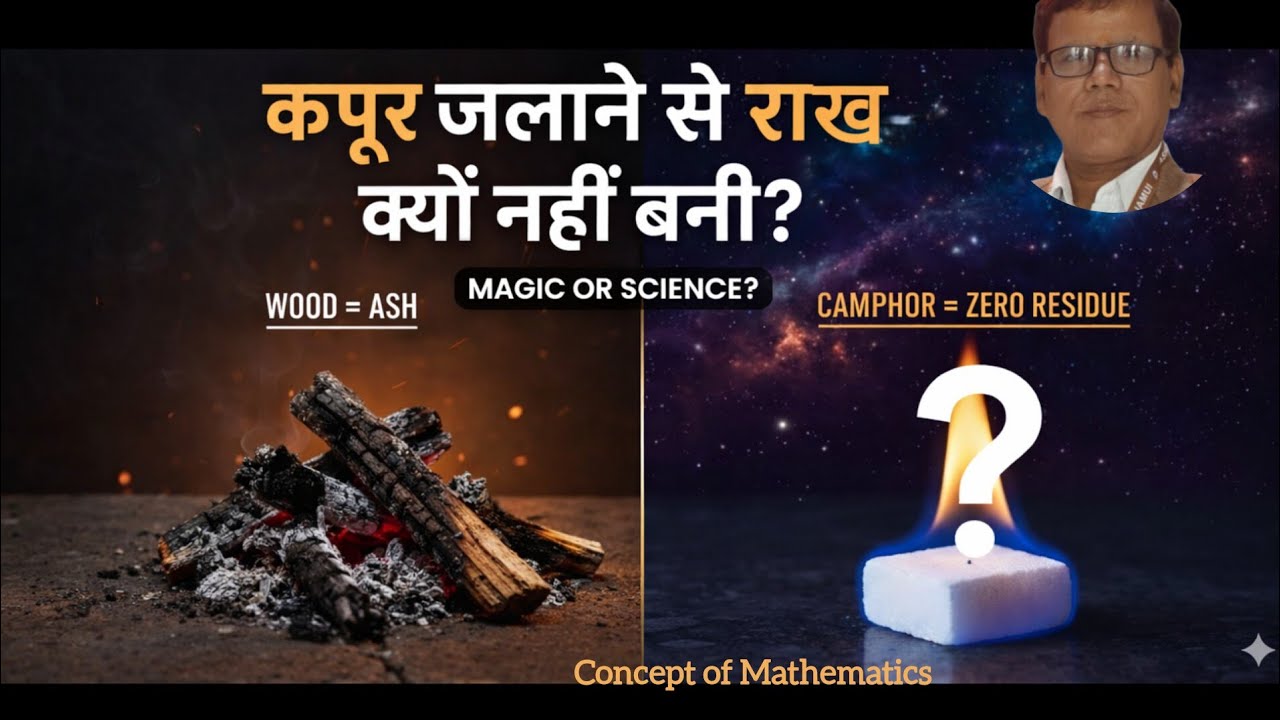 कपूर जलाने से राख क्यों नहीं बनता? | Science Behind Camphor 🔥