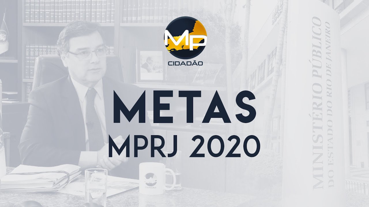 Metas do MPRJ para 2020
