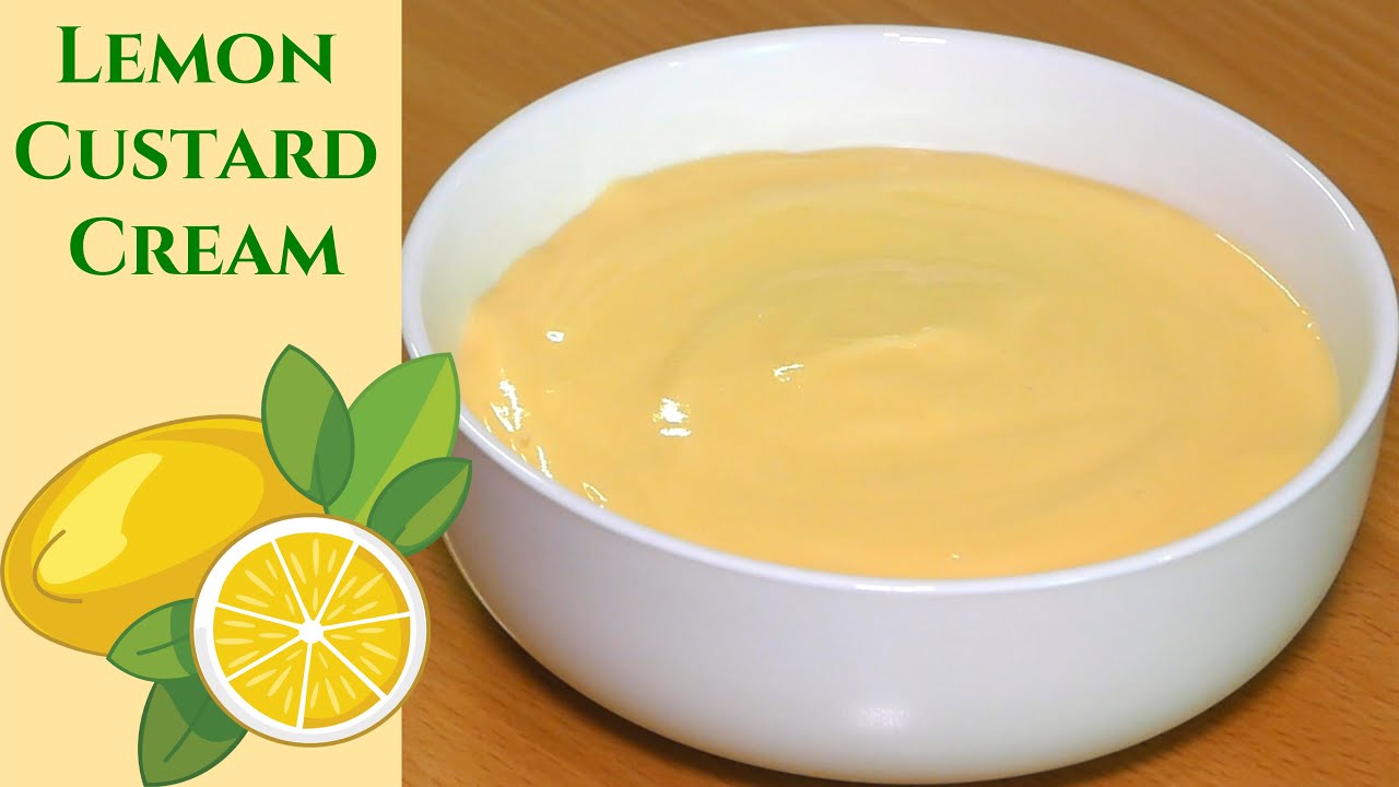 Лимонно-заварной крем | Лимонный кондитерский крем | Вкусно и легко Рецепт начинки с лимонным кремом