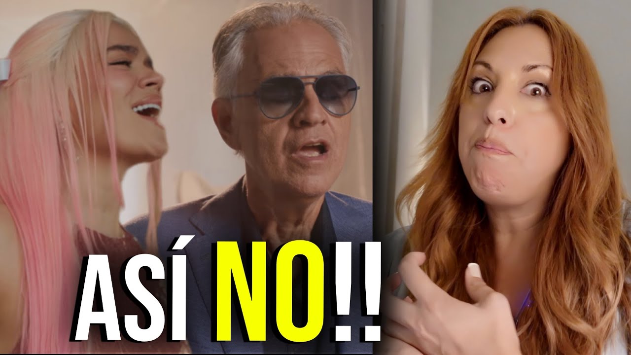 ANDREA BOCELLI Y KAROL G NO COMPLACEN A TODOS | Ceci Dover Vocal Coach Analiza