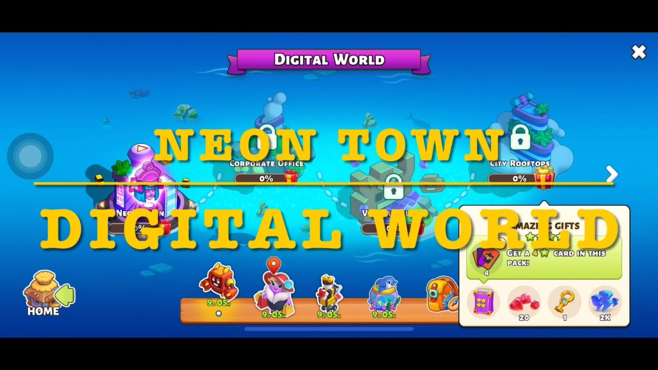 Neon Town | Family Island Game
