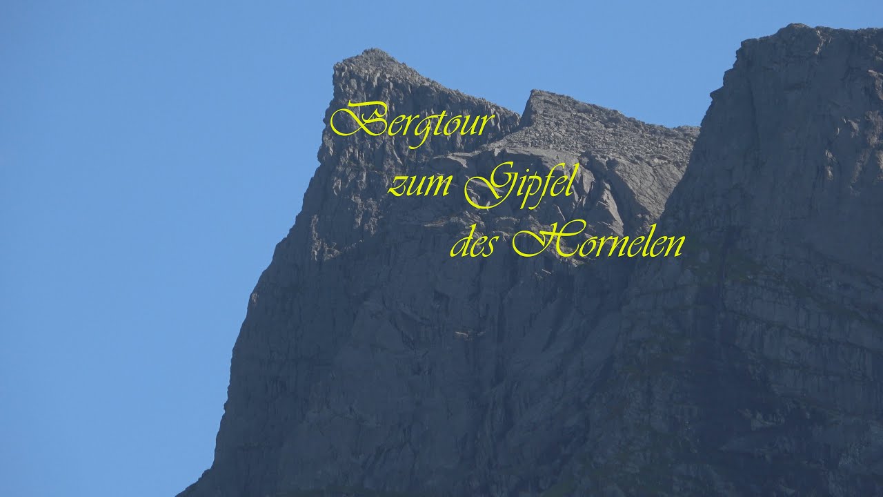 Bergtour zum Gipfel des Hornelen