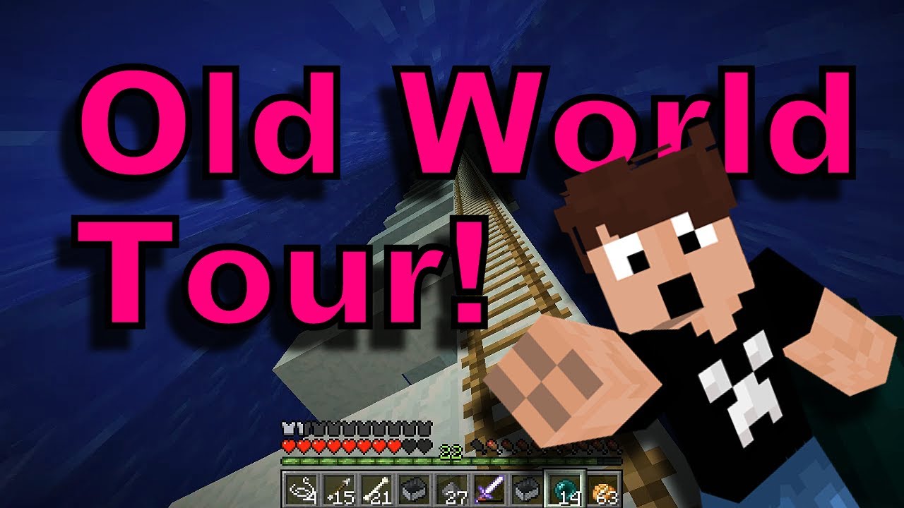 Old Map World Tour!   DrewForShow Plays Minecraft