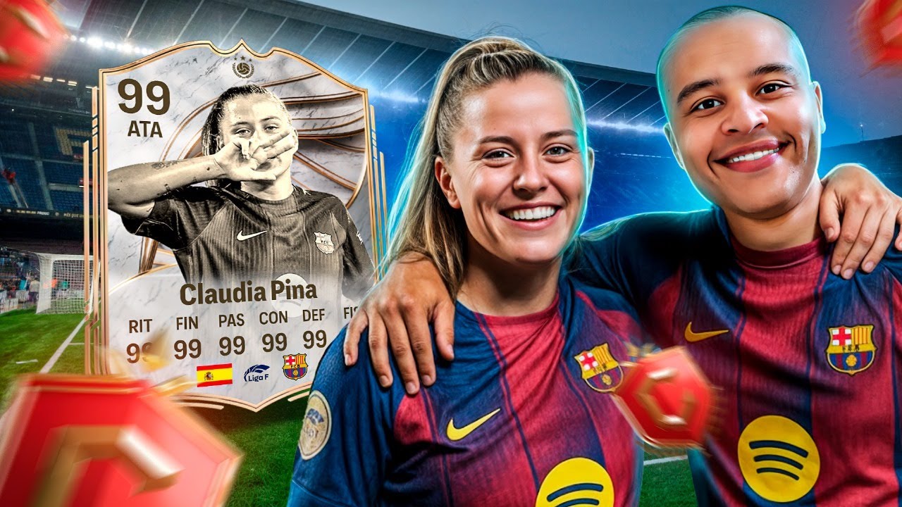JOGUEI A WL COM O TIME INTEIRO DO BARCELONA! A CLAUDIA PINA DESTRUIU TUDO!!! EA FC 26