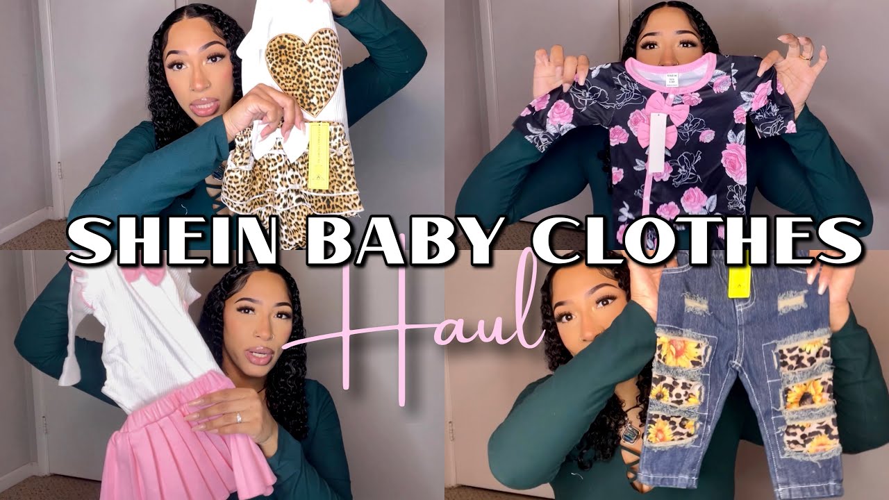 Shein Baby Clothes Haul | cute baby girl clothes haul