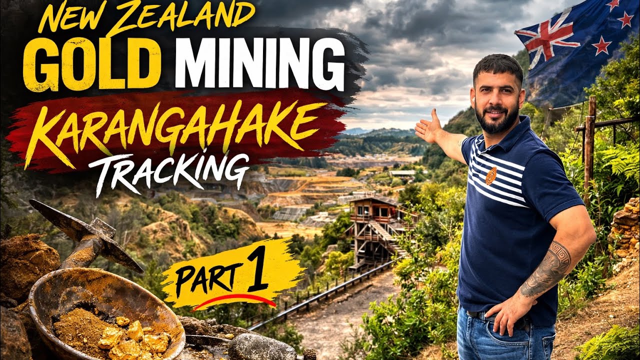 Itna Bada Gold Mine 😳New Zealand Gold Mining Adventure 🇳🇿 | Karangahake Tracking Part 1 | Hindi 
