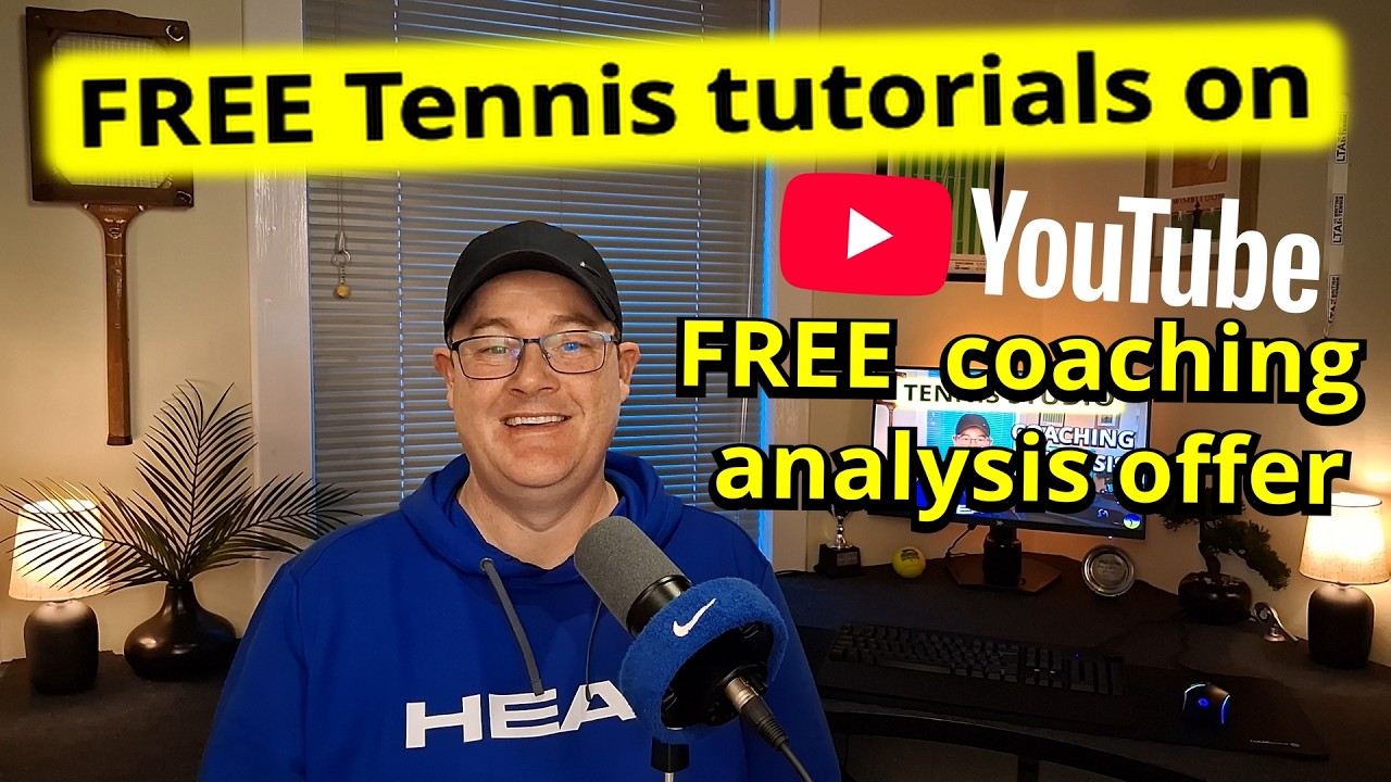 Tennis - Studio FREE Online tennis coaching analysis tutorial #tennis #coaching #tennisplayer