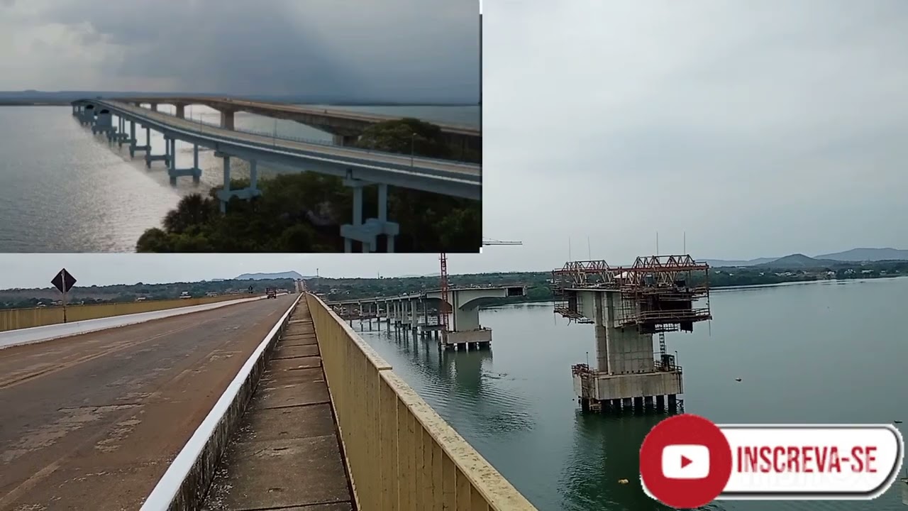 Terminando de montar a treliça lançadeira das vigas longarina de 120 toneladas
