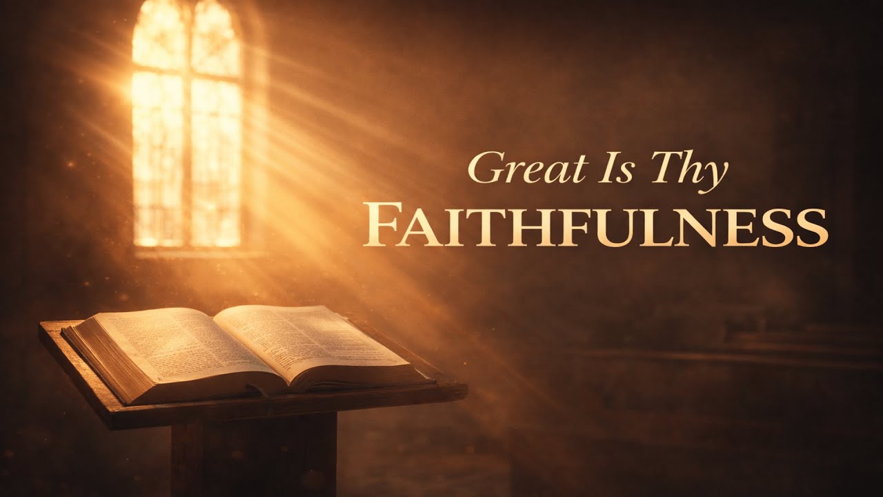 Great Is Thy Faithfulness (Hymn Cover) | Worship Song