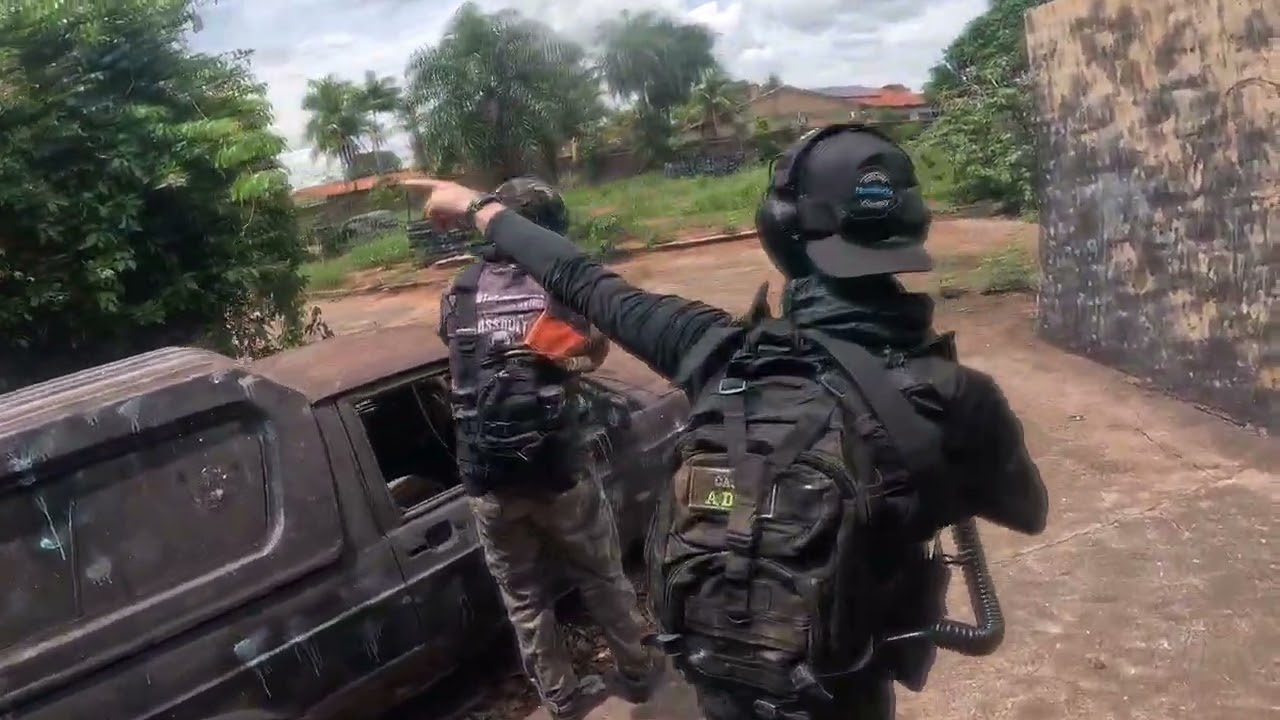 Jogo de paintball Real Action, POV 4K